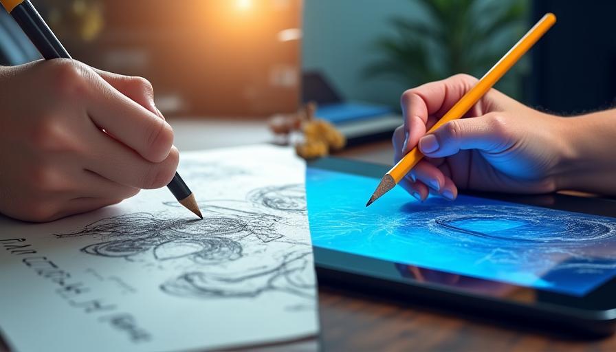 Drawing lessons na nag-showcase ng traditional at digital techniques sa Balatik Studio